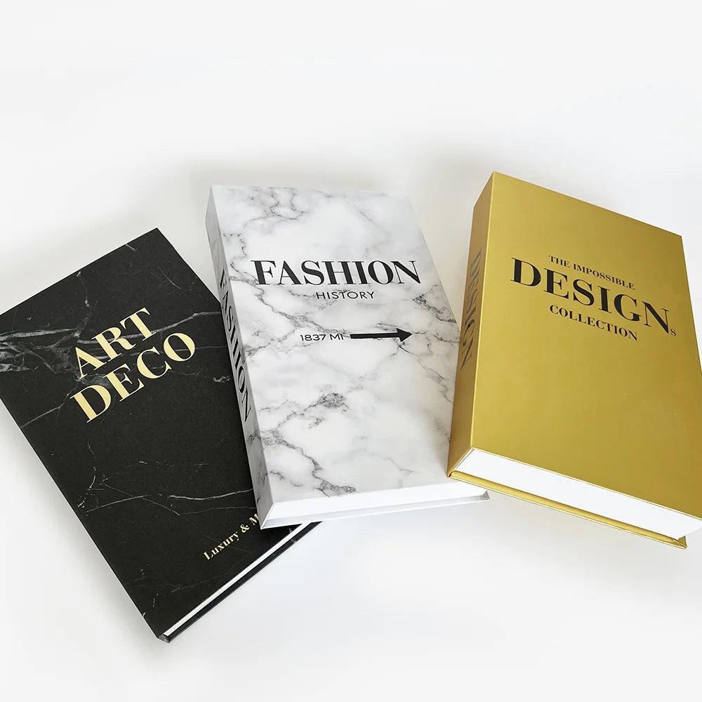 New Fashion Fake Books Openable Decoration Books Living Room Decoration Coffee Table Ornaments Storage Box Home Decor