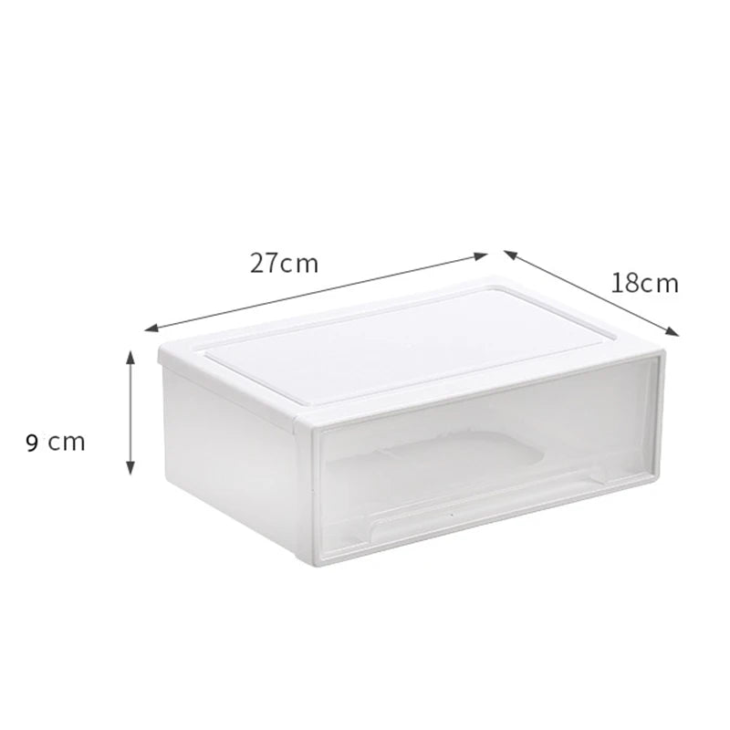 Plastic Transparent Storage Drawer Box Wardrobe Clothing Storage Box Clothes Storage Box Quilt Storage Drawer Type Organizer Box