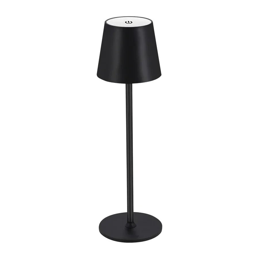 Decorative Rechargeable Led Table Lamp with Touch Switch Wireless 3 Levels Dimmable Light Colors for Office Desk Reading Bedroom