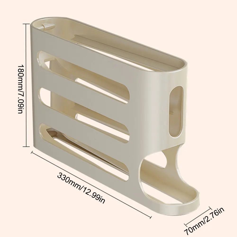 2/1pcs Kitchen Refrigerator Egg Rack 4 Layers Kitchenware Multifunction Organizer Egg Boxes Food Containers Storage Spice Rack