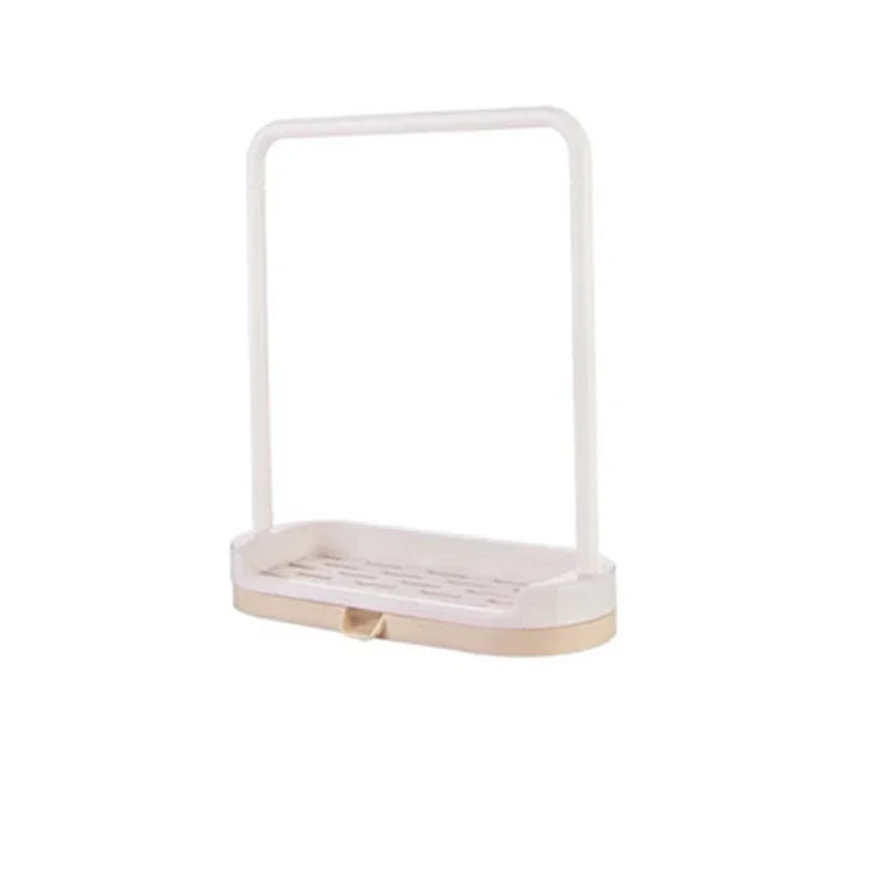 1 PC Kitchen Towel Storage Rack Sponge Drain Shelf Plastic Dishcloth Stand Home Organizer Holders Bathroom Gadgets