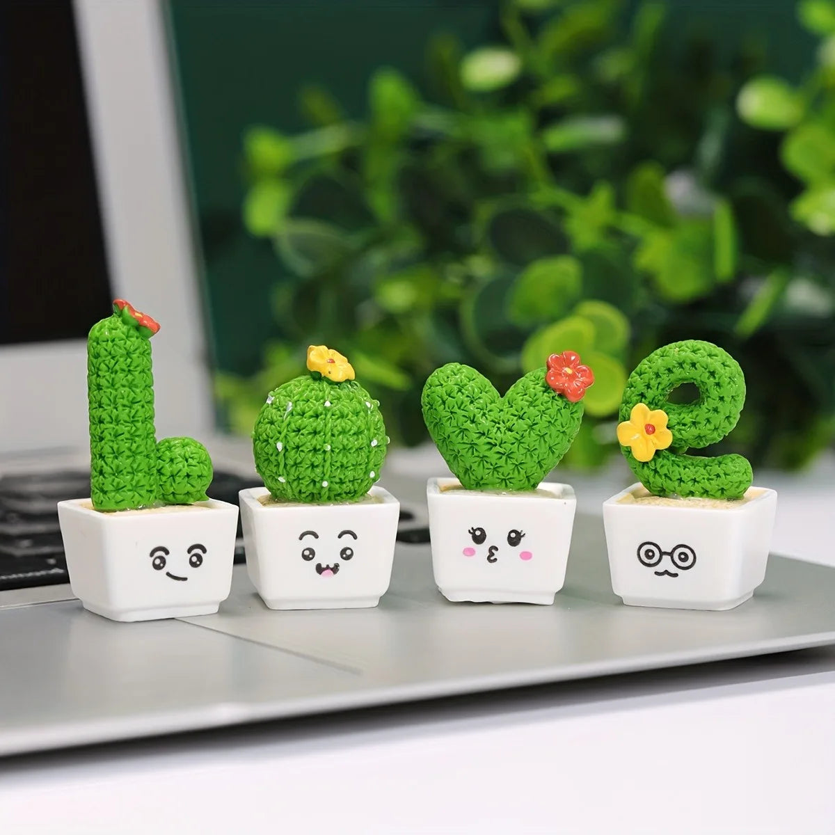 1 Set Of 4 Mini Succulent Set Artificial Succulent Succulents Plants Live Green Faux Succulants Dining Room Table Decor Doll Hou