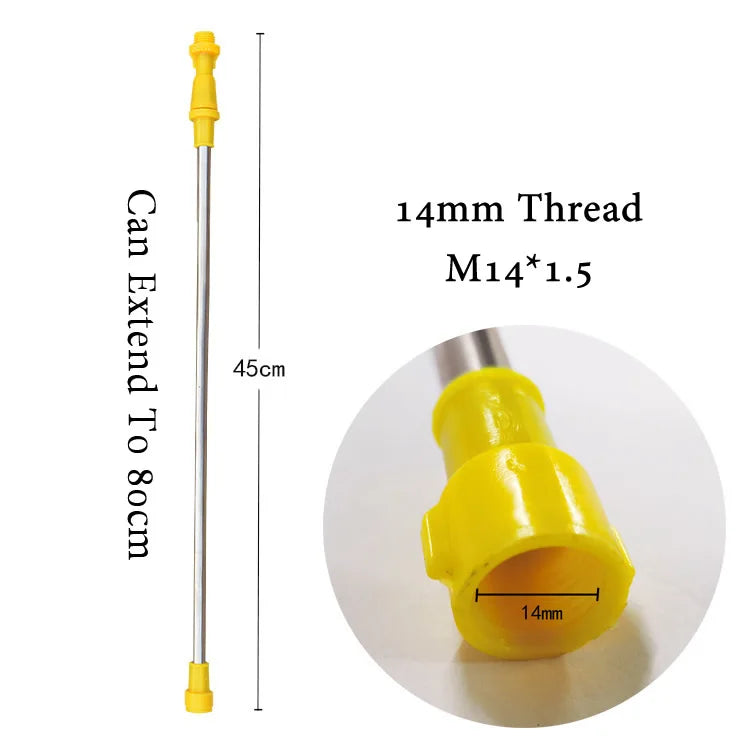 Hand Pressure Sprayer Retractable 0.45-0.8m Sprayer Rod For Outdoor Garden Pesticide Spray Fruit Tree Watering Can Accessories