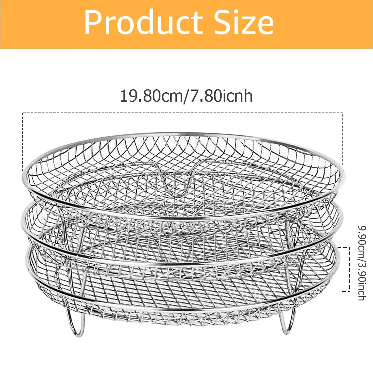 Baking Tray Oil Frying Baking Pan Non-stick Chips Basket Baking Dish Grill Mesh Kitchen Tools
