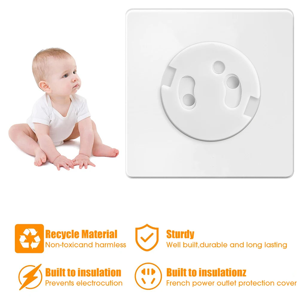 1-5pcs Power Socket Protection Cover Power Switch Safety Plug Protective Cover Plug Strip Protective Cover Baby Safety Supplies