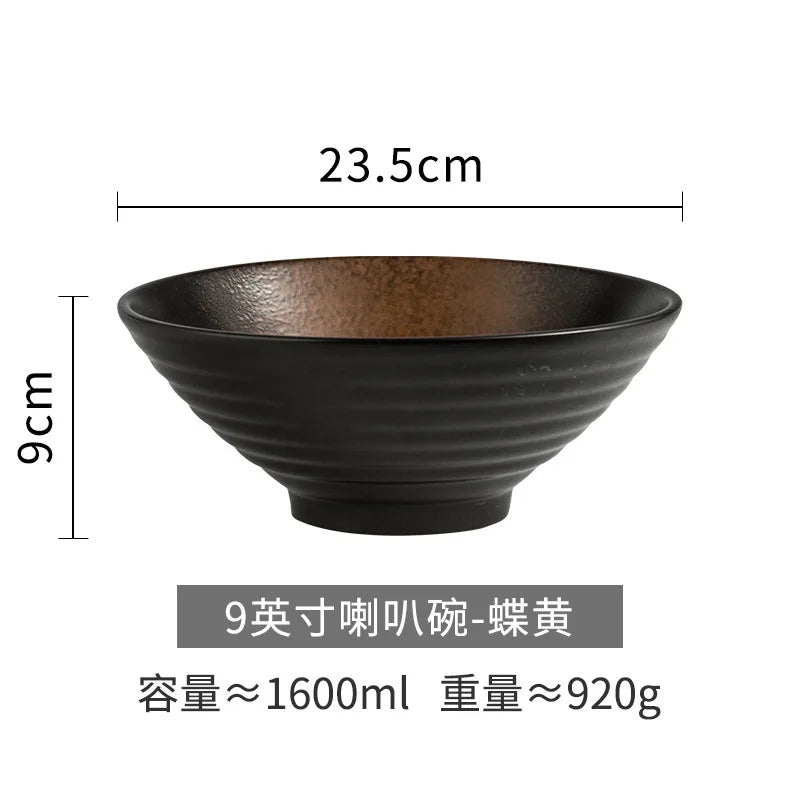 Japanese Style Ceramic Bowl, Large Ramen Bowl, Soup Bowl, Creative Tableware