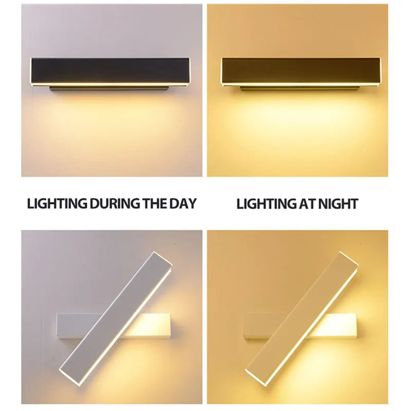 Nordic Desing Long Wall Lamp Modern Led Wall light For Living Room Bedroom LED Bedside Lamp Home Decor Wall Sconces Lights Lamps