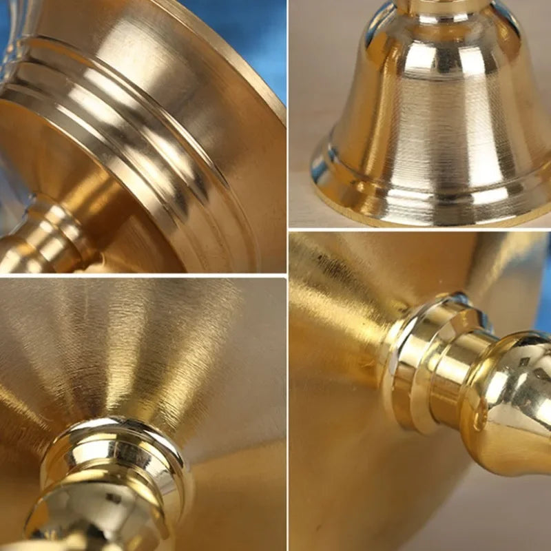 1PC Candle Holders Copper Butter Lamp Holder Long Lamp Candlestick Put Candle Copper Cup Home Decor