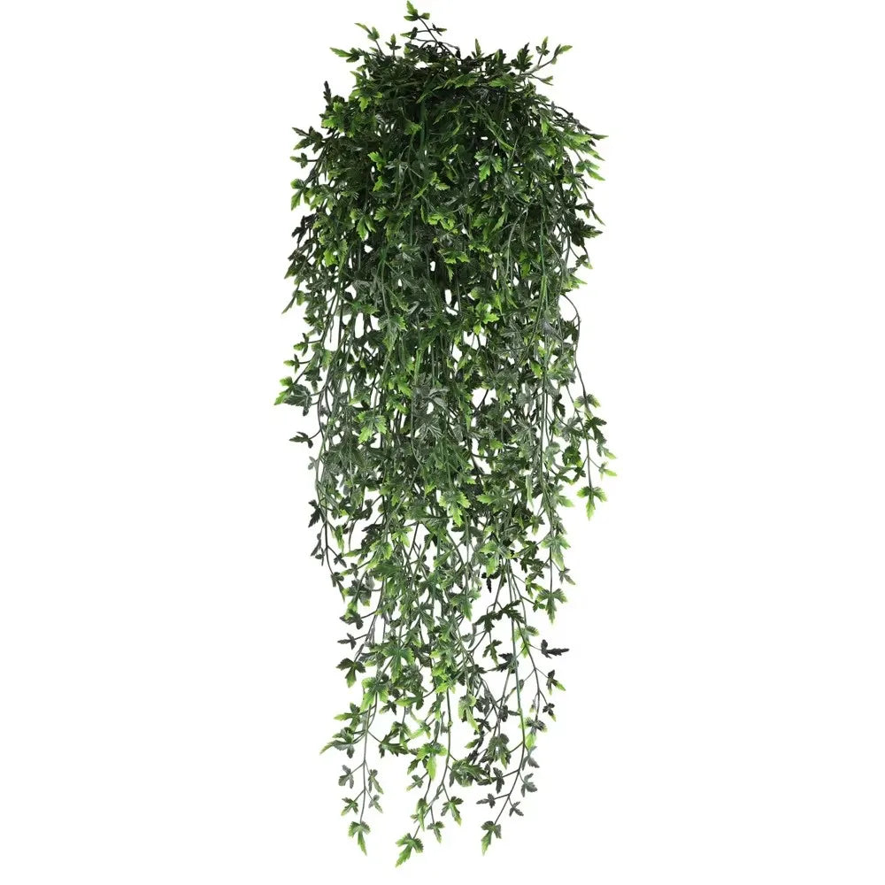 Persian fern Leaves Vines Home Room Decor Hanging Artificial Plant Plastic Leaf Grass Wedding Party Wall Balcony Decoration