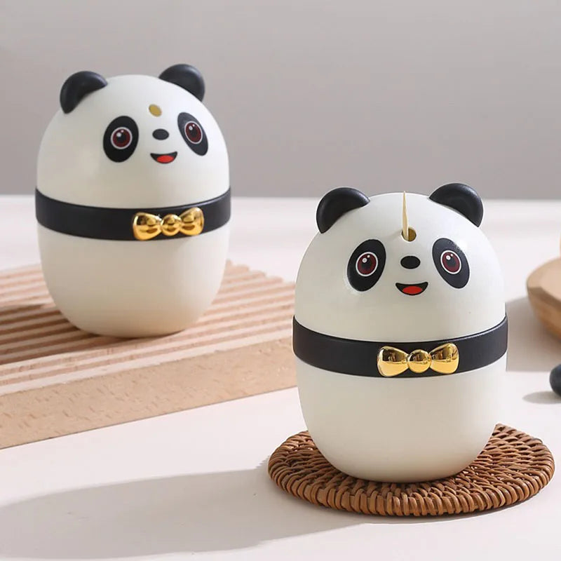 Creative Toothpick Storage Box Automatic Pop-up Toothpick Box Home Living Room Dining Room Push-type Toothpick Holder 