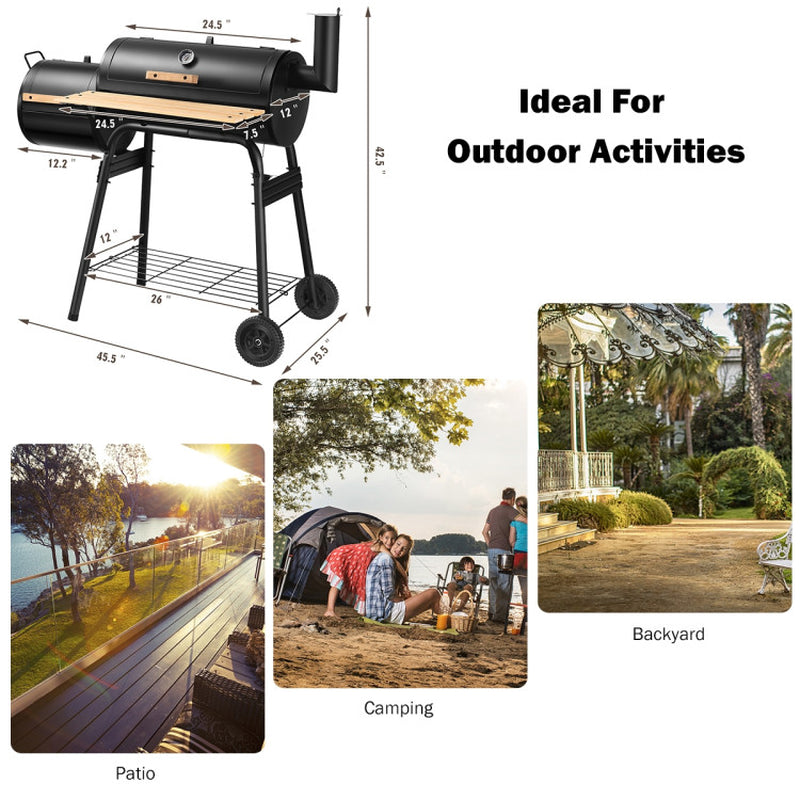 Outdoor BBQ Grill Barbecue Pit Patio Cooker SHIPPING ONLY IN USA