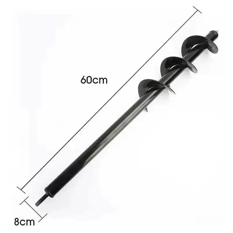 Metal Drill Bit Set Steel Gardening Tools Yard Spiral Rod Loose Soil Digging Pit Sowing Planting Flowers And Trees Plant Tool