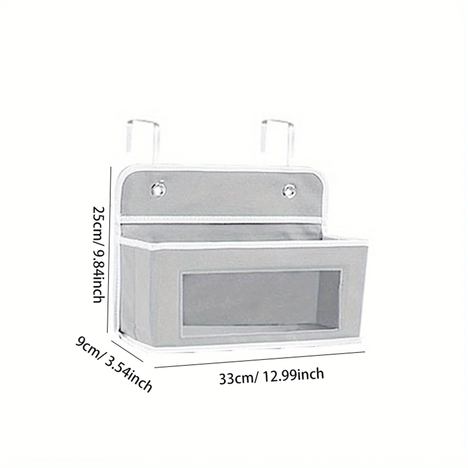1 PC Non-Woven Fabric, 6-Layer Detachable, Divided Into 2 Hanging Storage Door Devices With Hooks, Anti Swinging Dormitory