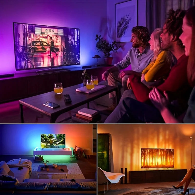 40M/131Ft LED Strip Lights APP Control Color Changing RGB Led Light Flexible Lamp Tape for Room Decoration TV Backlight Diode
