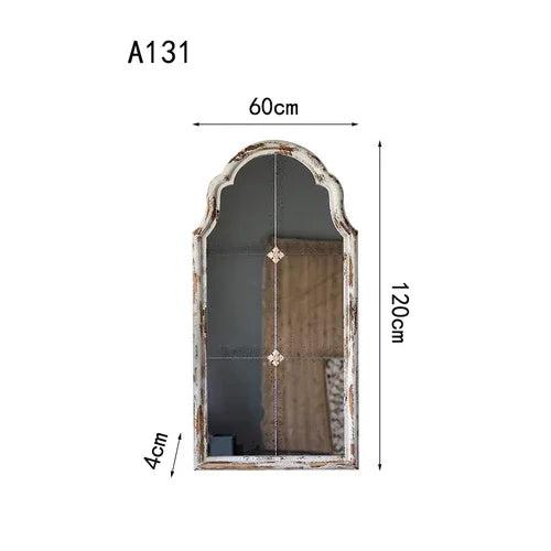 Standing Full Length Mirror Window Creative Wall Hanging Decorative Mirror Dressing Espejos Decorativos Aesthetic Room Decor