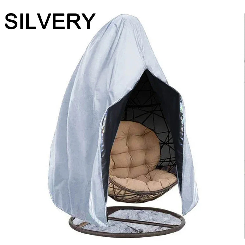 Chair Cover Anti-Dust Hanging Chair Cover Waterproof Protector Cover Hanging For Outdoor Swing Chair Hanging Kitchen Organizer