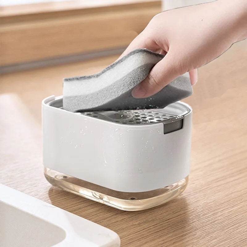Kitchen Soap Dispenser Liquid soap dispenser detergent Large capacity soap dish dispenser Kitchen accessories Sink dish foam