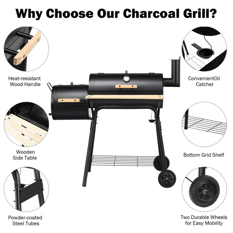 Outdoor BBQ Grill Barbecue Pit Patio Cooker SHIPPING ONLY IN USA