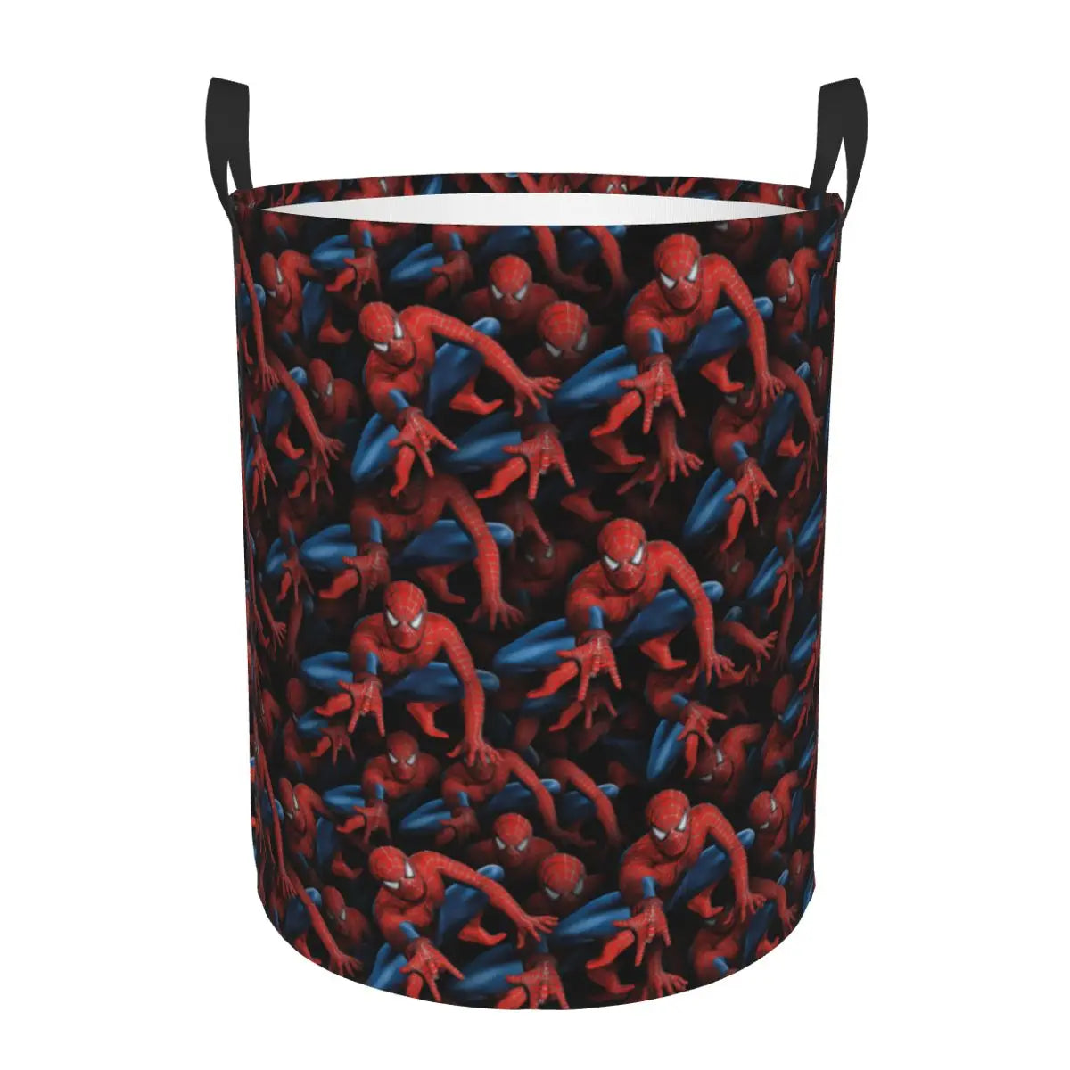 Custom Superheros Movie Collection Laundry Hamper Large Clothes Storage Basket Spider Man Comics Toys Bin Organizer for Nursery