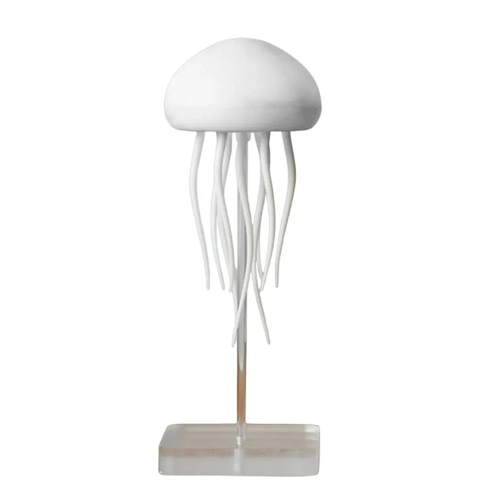 Jellyfish Cartoon LED Nihgt Light Voice Control Gradient Cute Rotating Jellyfish Hanging Bedside Lamp RGB Table Lamps Room Decor