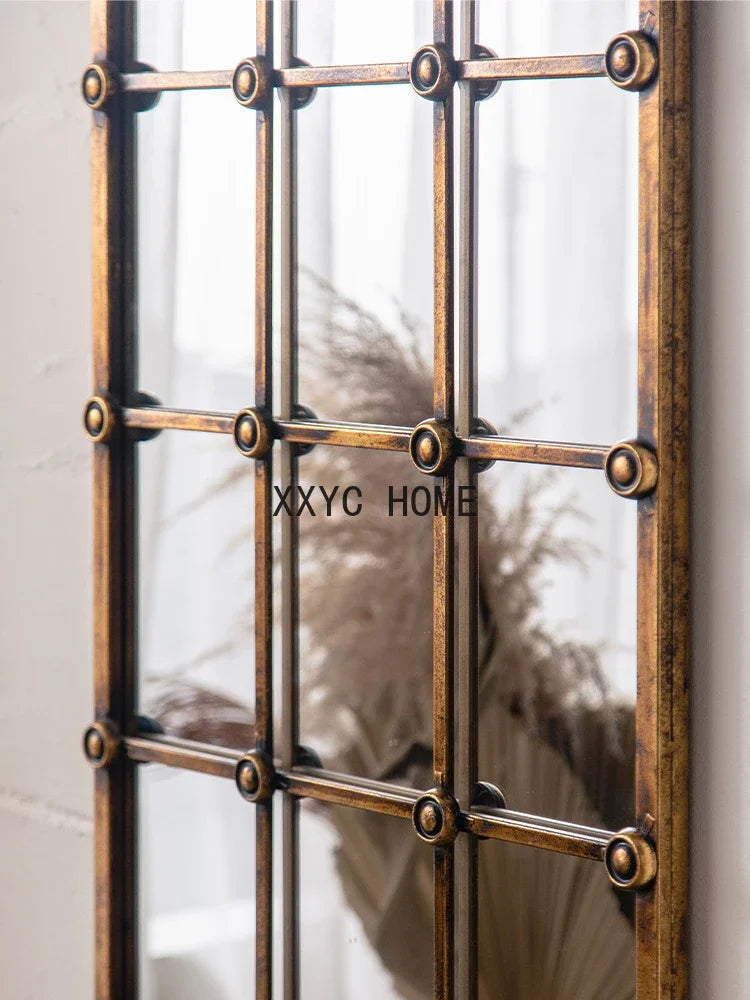 Antique Dressing Mirror Hallway Corridor Living Room Wall Hanging Decorative Mirror B & B Clothing Store Full-Length Mirror