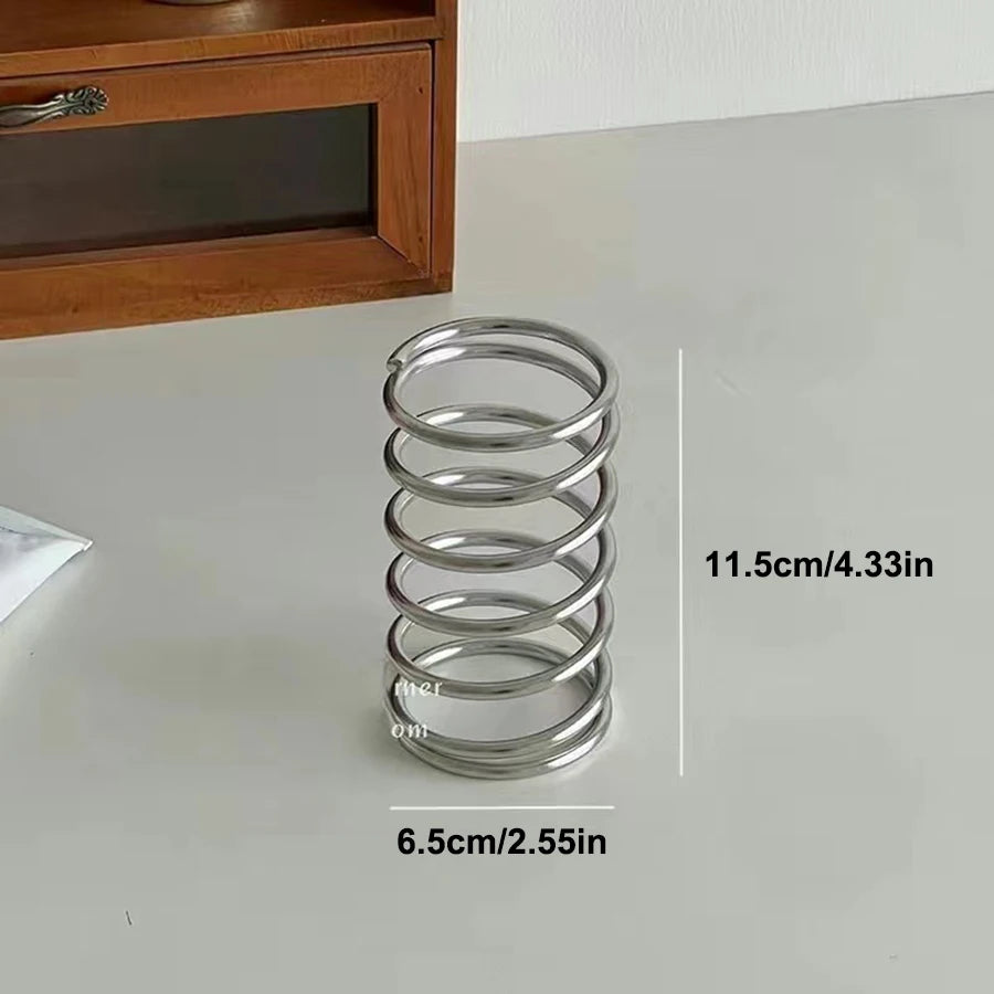 Stainless Steel Toothbrush Holder Bathroom Accessories Tool Toothpaste Makeup Brush Storage Rack Home Decoration Brush Holder