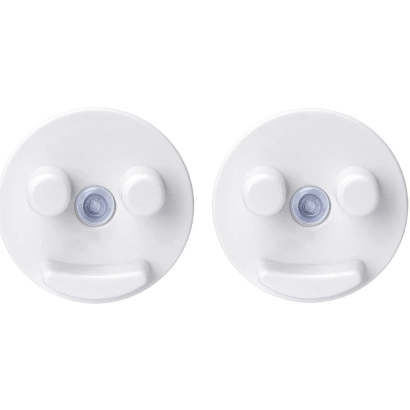 Smiling Sponge Brush Rack Suitable For Daddy Sponge Brush Suction Cup Holder Kitchen Sink Hanger Kitchen Storage Tools Supplies