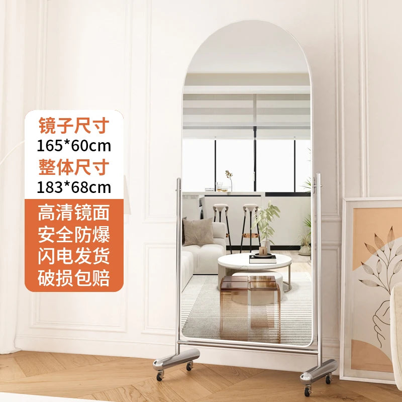 Full Length Decorative Mirrors Wall Bedroom Living Room Aesthetic Interior Standing Ornaments Decoracion Pared Decorations Home