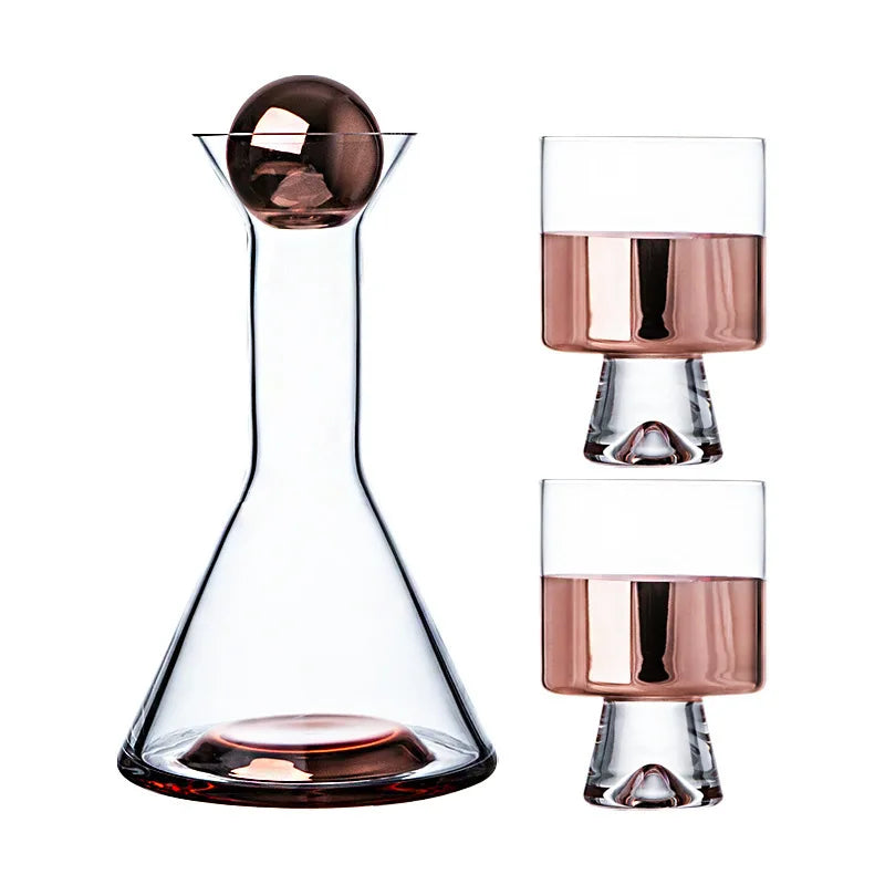 Borosilicate Glass Water Kettle, Tea Pot, Water Cup, Heat-Resistant Glass Bottle, Water Pitcher, Beverage Dispenser, 1.5L, 260ml