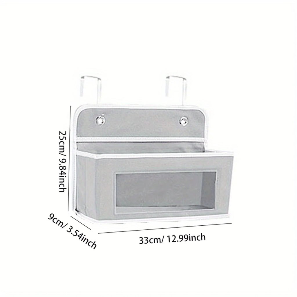 1 PC Non-Woven Fabric, 6-Layer Detachable, Divided Into 2 Hanging Storage Door Devices With Hooks, Anti Swinging Dormitory