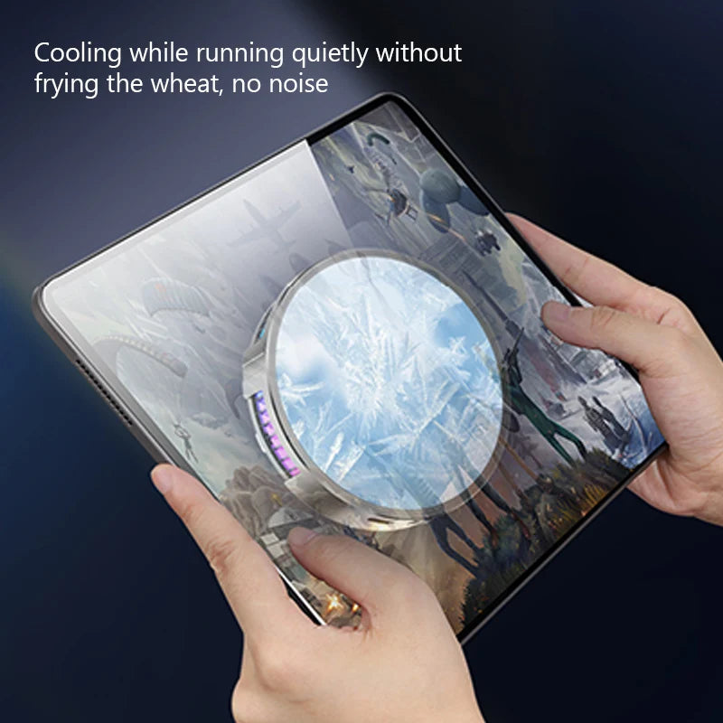 X42 Fan Phone Magnetic Cooler for Dedicated tablet with Aluminum Laptop Tablet Stand Radiator Peltier Cooler for iPad iPhone Mac