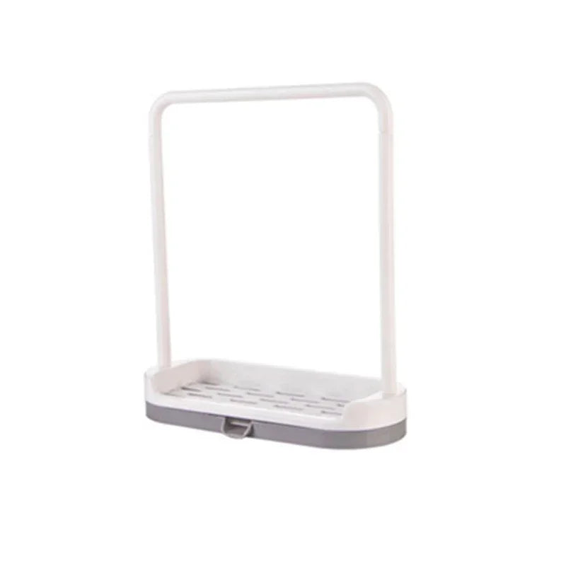 1 PC Kitchen Towel Storage Rack Sponge Drain Shelf Plastic Dishcloth Stand Home Organizer Holders Bathroom Gadgets