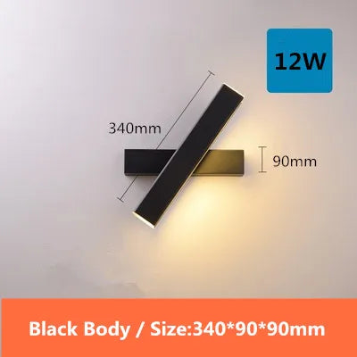 Nordic Desing Long Wall Lamp Modern Led Wall light For Living Room Bedroom LED Bedside Lamp Home Decor Wall Sconces Lights Lamps