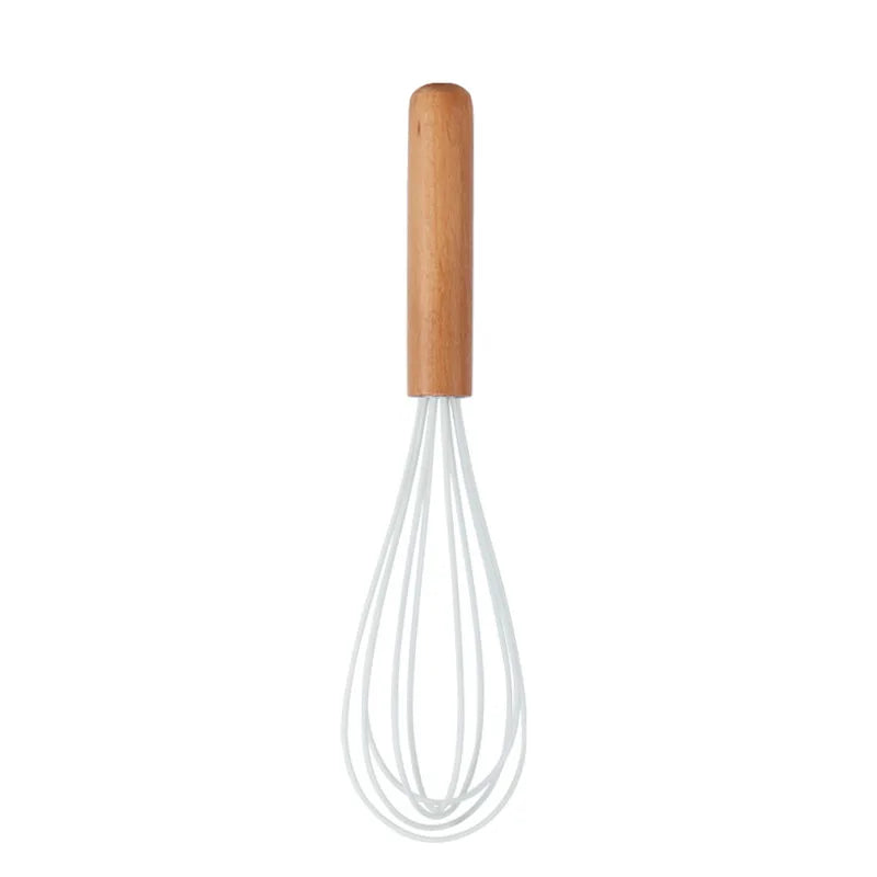 Silicone Kitchen Tools Wooden Handle Tongs Spatula Spoon Brush Whisk Kitchen Cooking Utensils Kitchen Gadgets Accessories