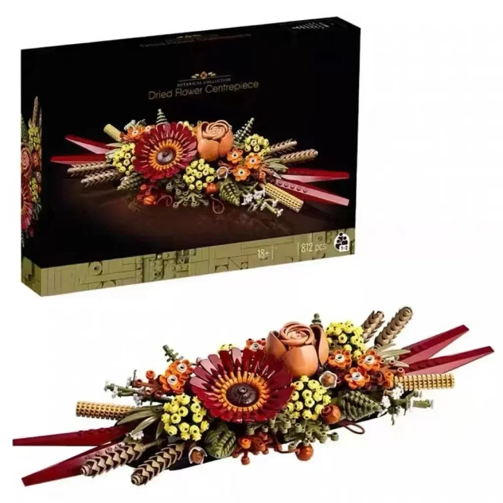 Wildflower Bouquet 10313 Building Blocks Set Dried Flower Centerpiece 10314 Botanical Home Decor  Toys Girl Birthday Gift