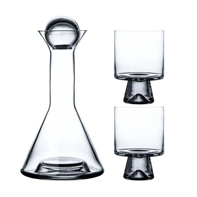 Borosilicate Glass Water Kettle, Tea Pot, Water Cup, Heat-Resistant Glass Bottle, Water Pitcher, Beverage Dispenser, 1.5L, 260ml