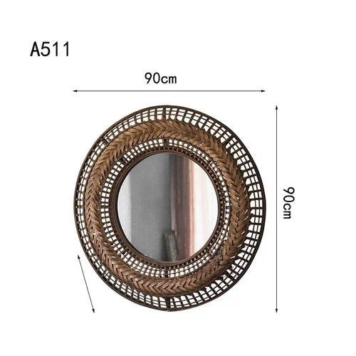 Standing Full Length Mirror Window Creative Wall Hanging Decorative Mirror Dressing Espejos Decorativos Aesthetic Room Decor