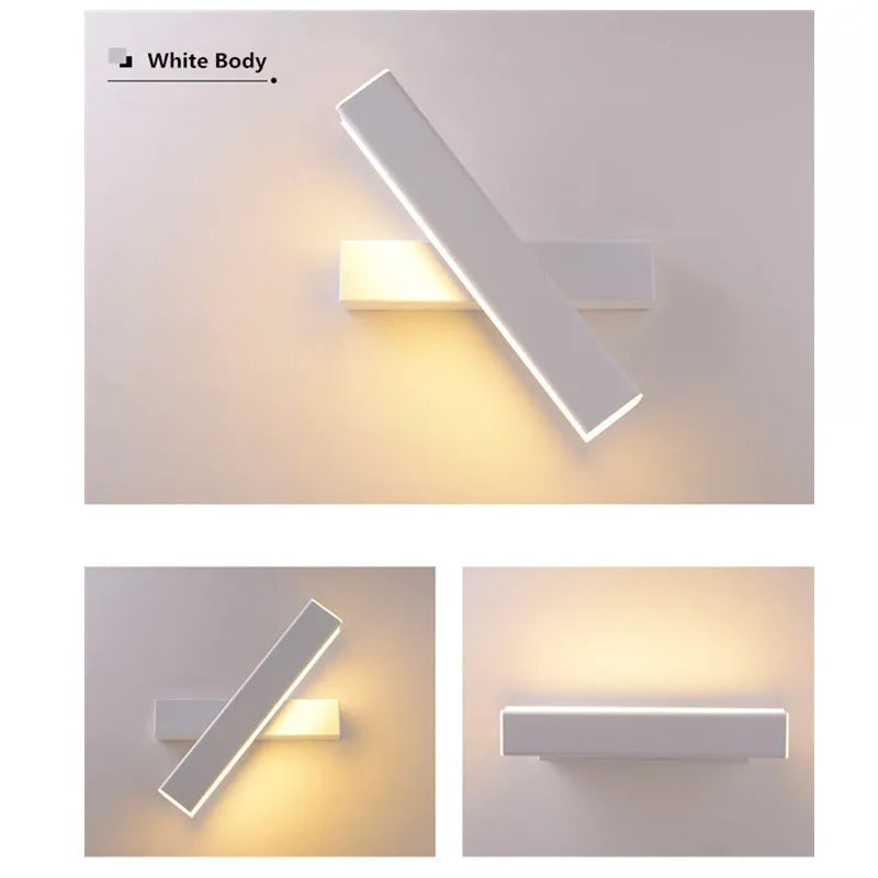 Nordic Desing Long Wall Lamp Modern Led Wall light For Living Room Bedroom LED Bedside Lamp Home Decor Wall Sconces Lights Lamps