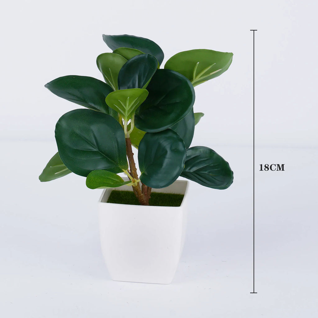 Fake Plants Bonsai Simulation Pot Green Plants Artificial Plants Table Potted Ornaments for Hotel Home Office Room Decoration