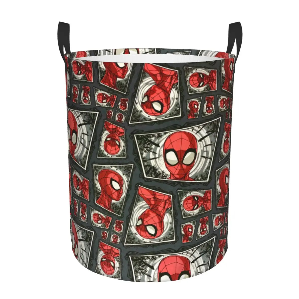 Custom Superheros Movie Collection Laundry Hamper Large Clothes Storage Basket Spider Man Comics Toys Bin Organizer for Nursery