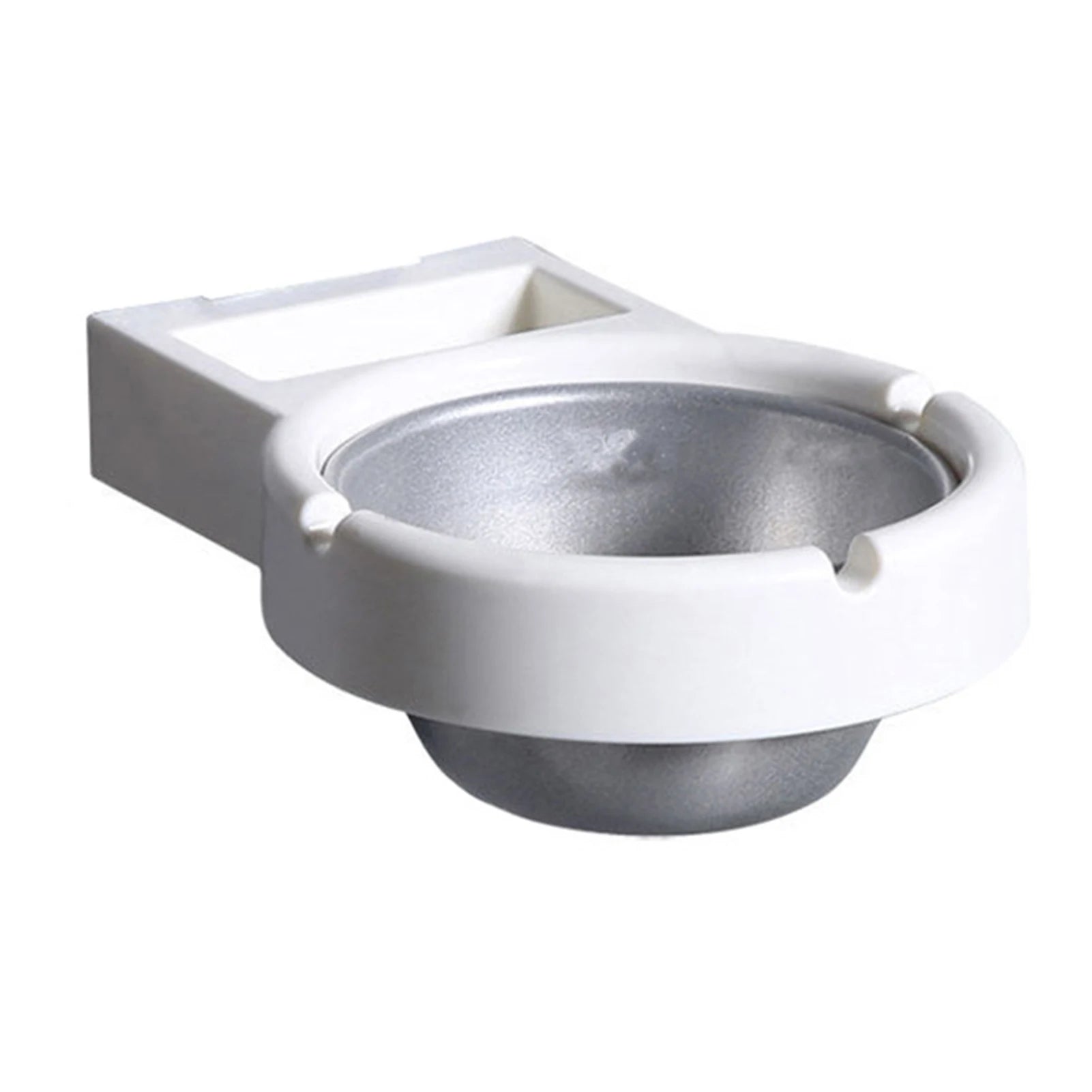 Wall Mounted Ashtray Indoor Stainless Steel Liner Ashtray Toilet Dedicated Outdoor Ash Tray For Home Toilet Storage Supplies