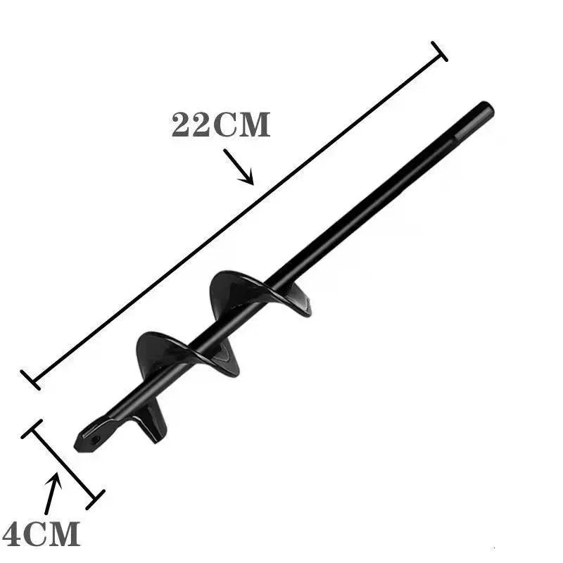Metal Drill Bit Set Steel Gardening Tools Yard Spiral Rod Loose Soil Digging Pit Sowing Planting Flowers And Trees Plant Tool