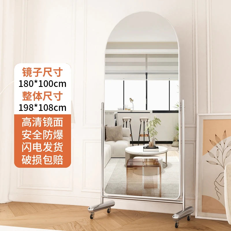 Full Length Decorative Mirrors Wall Bedroom Living Room Aesthetic Interior Standing Ornaments Decoracion Pared Decorations Home