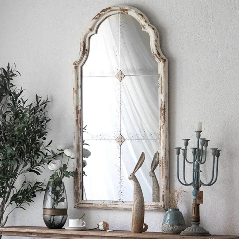Standing Full Length Mirror Window Creative Wall Hanging Decorative Mirror Dressing Espejos Decorativos Aesthetic Room Decor