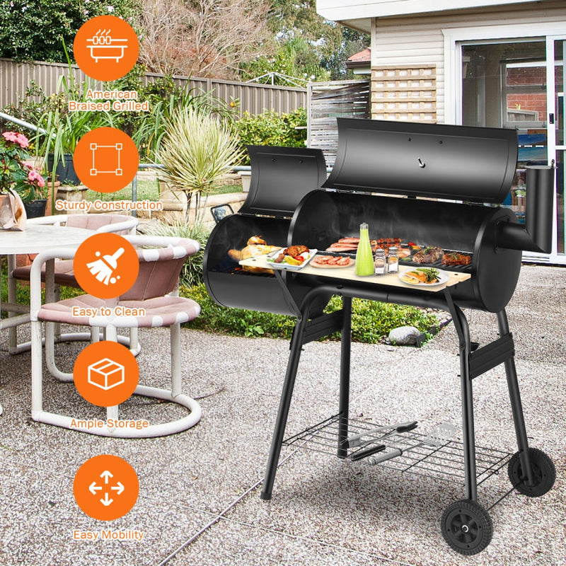 Outdoor BBQ Grill Barbecue Pit Patio Cooker SHIPPING ONLY IN USA