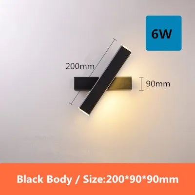 Nordic Desing Long Wall Lamp Modern Led Wall light For Living Room Bedroom LED Bedside Lamp Home Decor Wall Sconces Lights Lamps