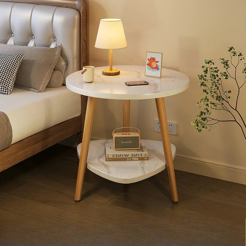 Hot Selling Bedside Table Cabinet Modern Luxury Wood Nightstands Large Bed Side End Table for Bedroom