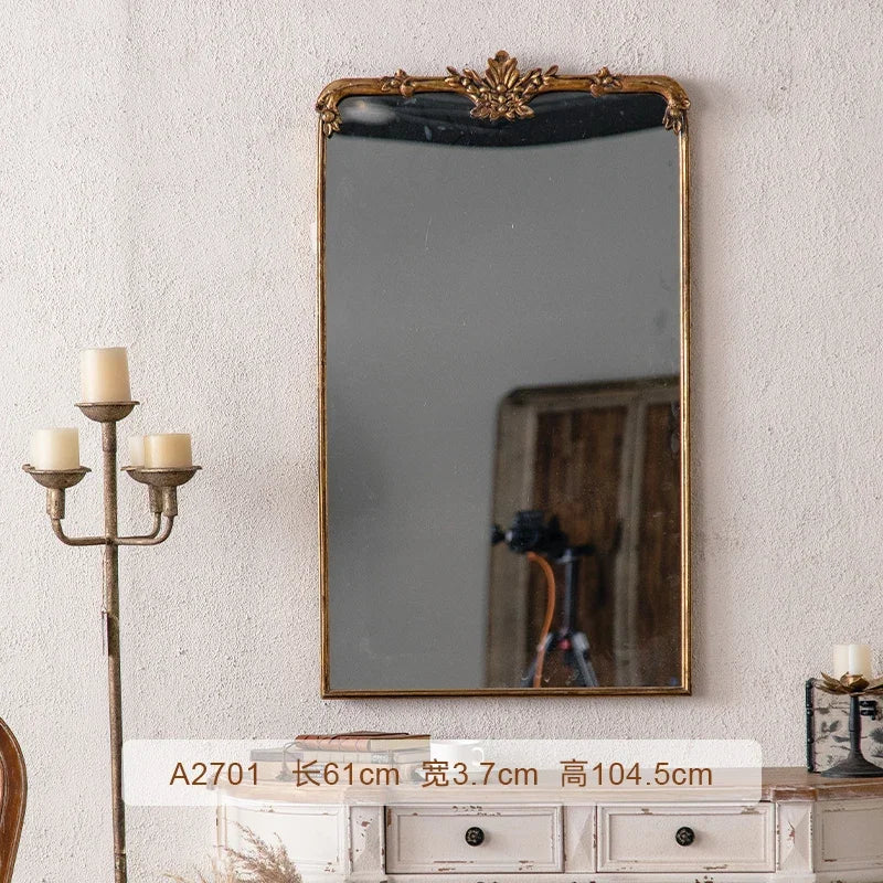 Antique Dressing Mirror Hallway Corridor Living Room Wall Hanging Decorative Mirror B & B Clothing Store Full-Length Mirror