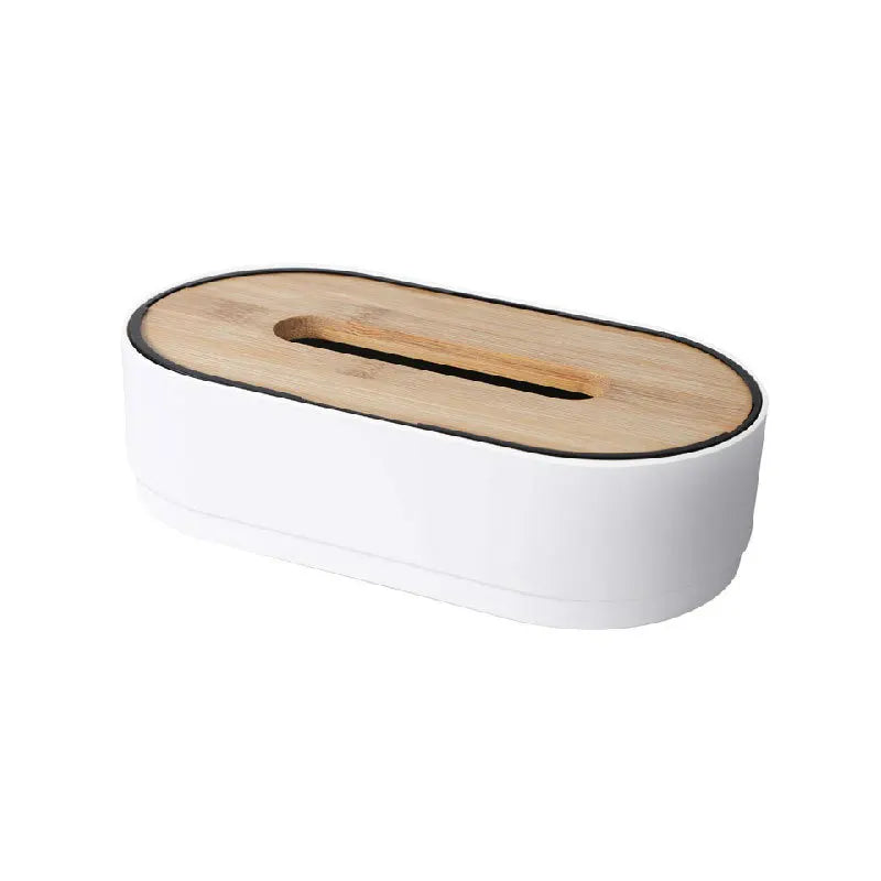 Tissue box holder bamboo cover toilet paper box napkin holder case tissue paper dispenser paper towel storage box tissue boxes