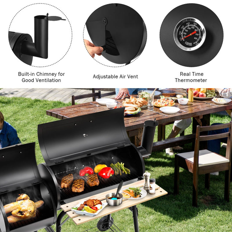 Outdoor BBQ Grill Barbecue Pit Patio Cooker SHIPPING ONLY IN USA